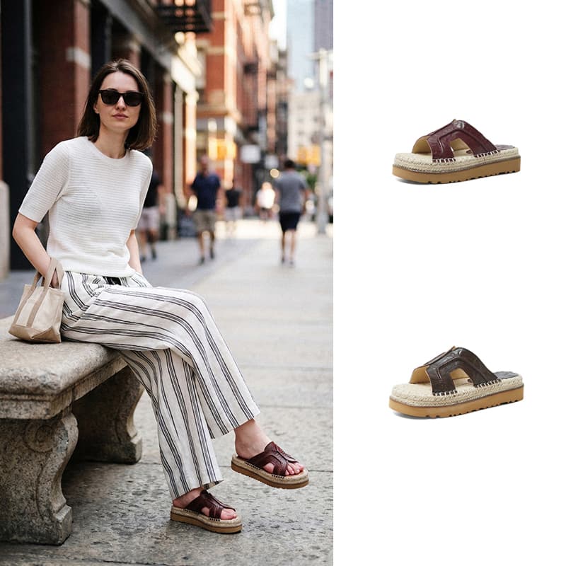 Chic Sandal med Sløjfe — billede 1