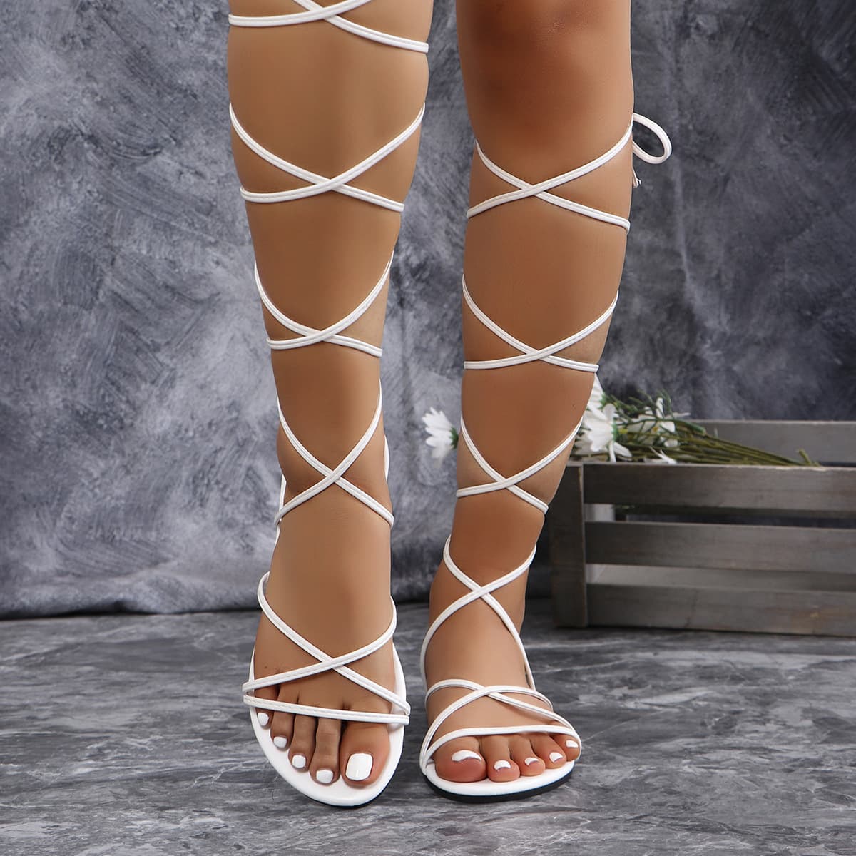 Sofistikeret Sandal med Sløjfe — billede 1